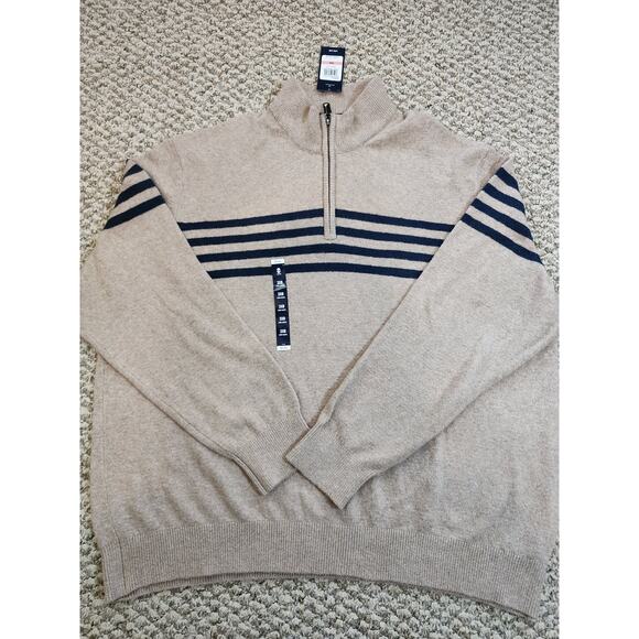 Izod Men's 3XL NWT 1/4 Zip Sweater - Picture 1 of 6